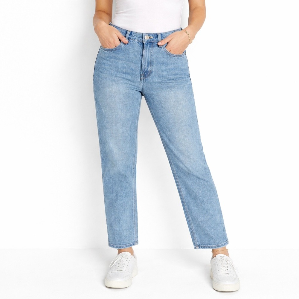 BDG Urban Outfitters Dad Jeans Light Wash Rigid Classiccore‎ Cool Girl Size 32
